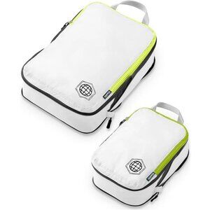 Compression Packing Cubes Set for Travel - Lightweight,Durable Clothes Organizer